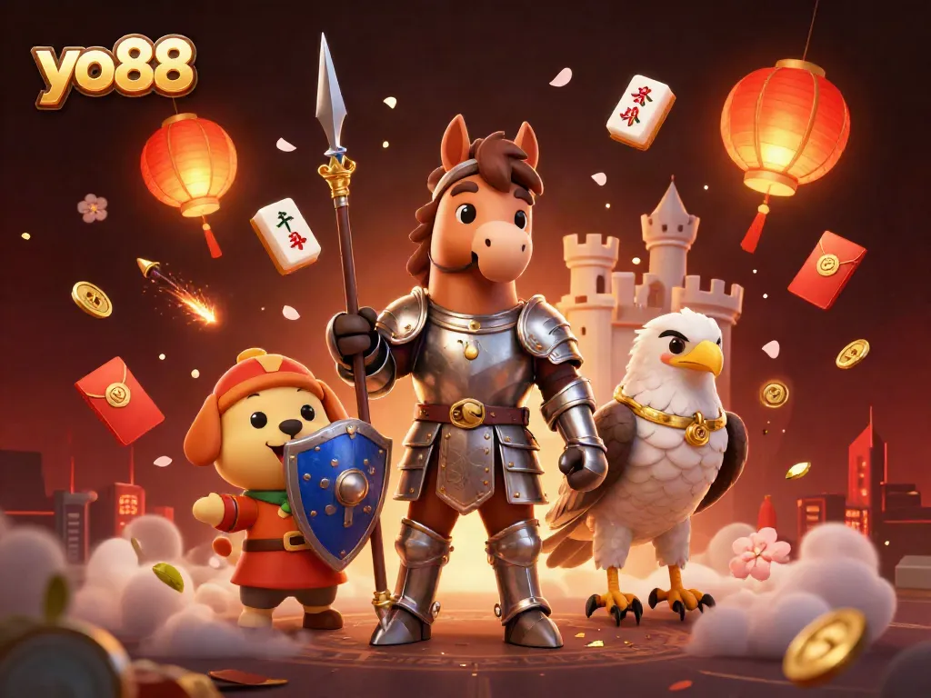 Experience thrilling gameplay at yo88 with dynamic casino elements and vibrant characters.