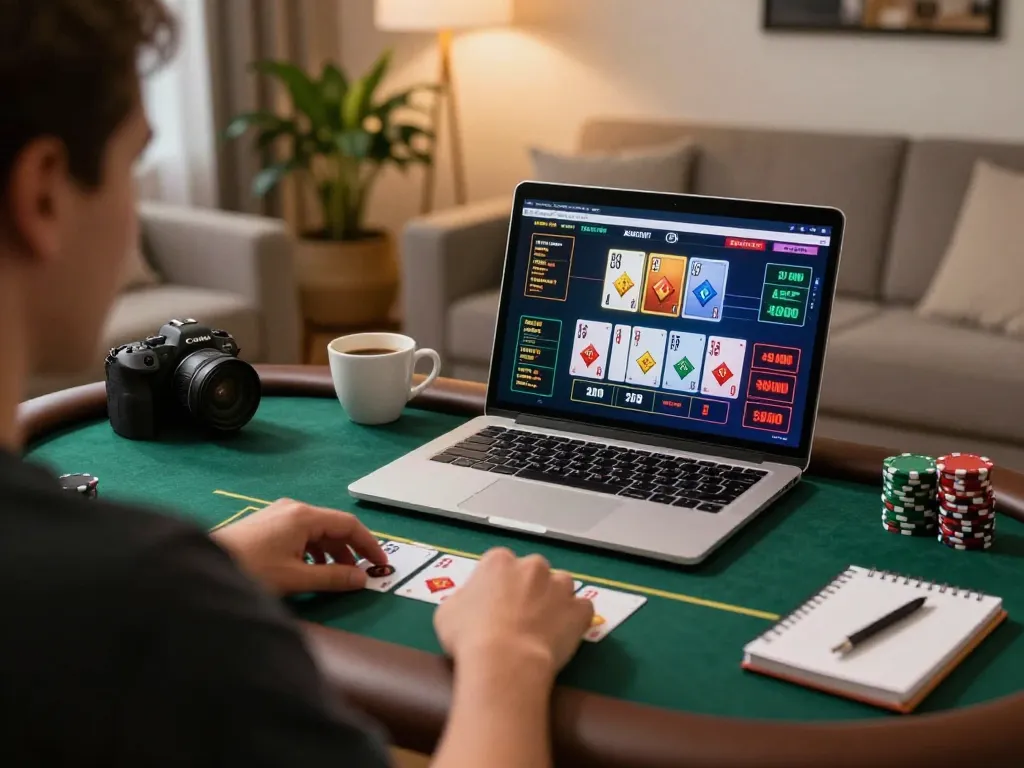 Engaging in online poker at home with link go8 for better gaming strategies in 2026.