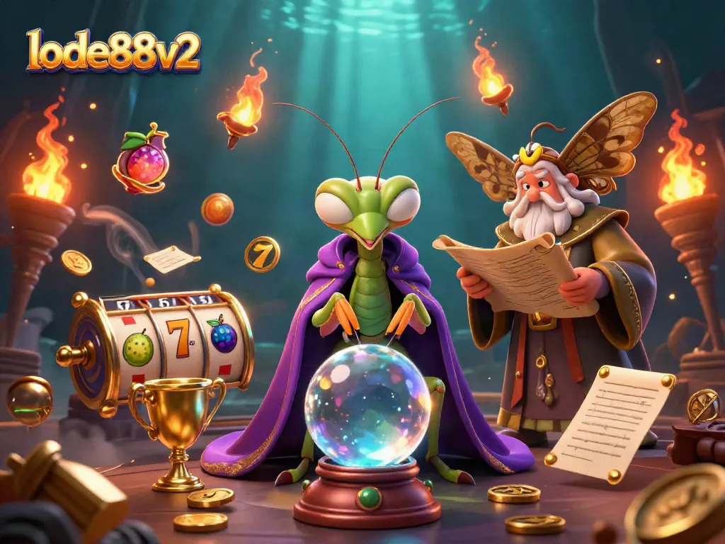Engage with lode88v2's thrilling slot experience as mystical characters unveil casino secrets.