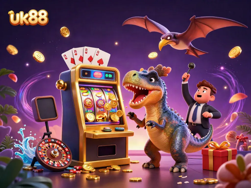 Experience high-stakes fun at uk88, where a pachycephalosaurus wins a jackpot!