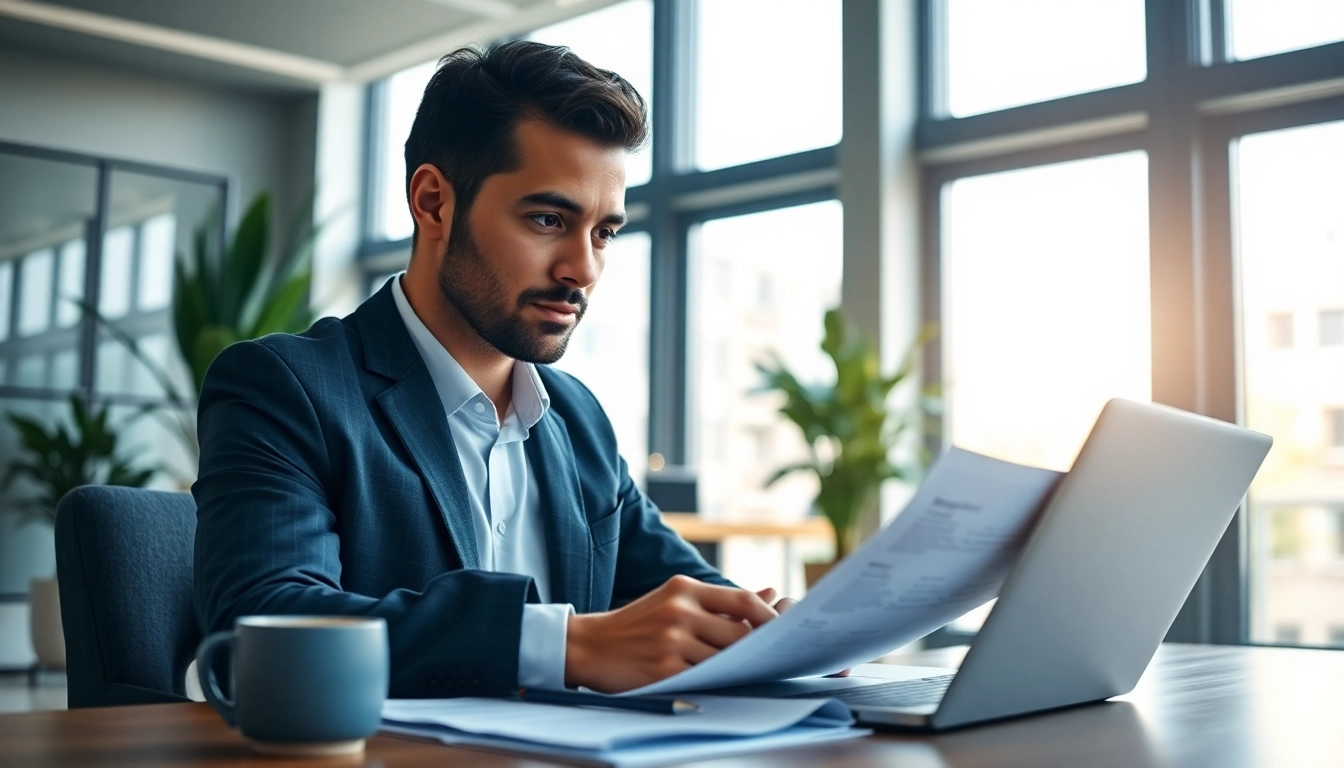 Headhunter Ingenieure bei der Arbeit in modernem Büro, fokussiert auf Kandidatenbewertung.
