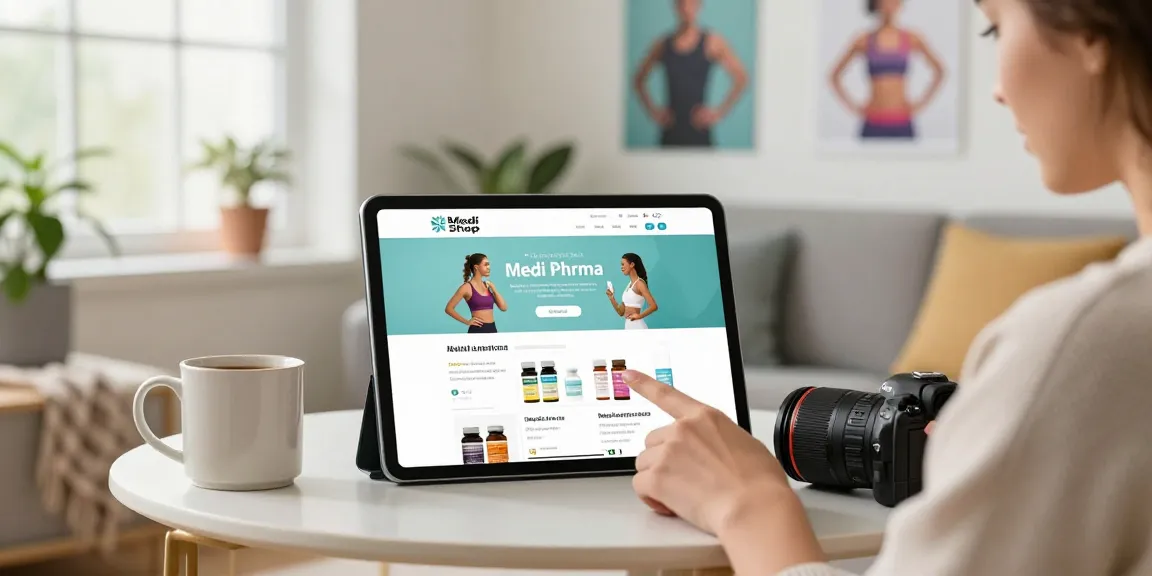 Entdecken Sie Qualitätsprodukte im Medi Pharma Shop mit einem Online-Einkaufserlebnis in einer gemütlichen Wohnatmosphäre.