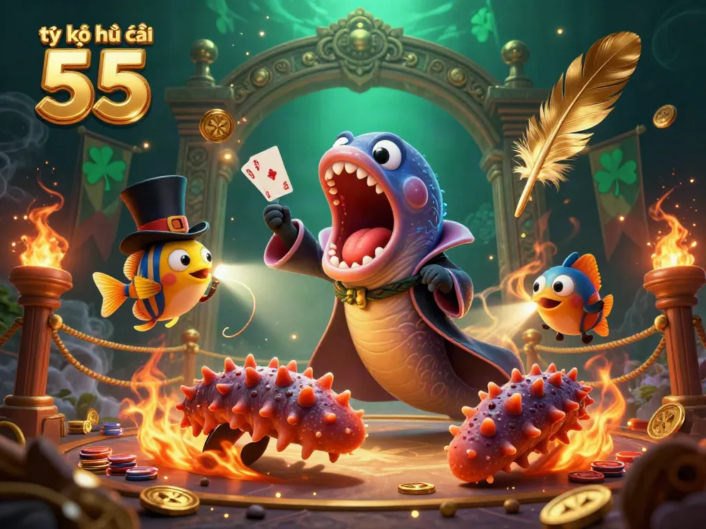Experience the thrilling tỷ lệ kèo nhà cái 55 in a magical underwater casino setting with unique sea creatures.