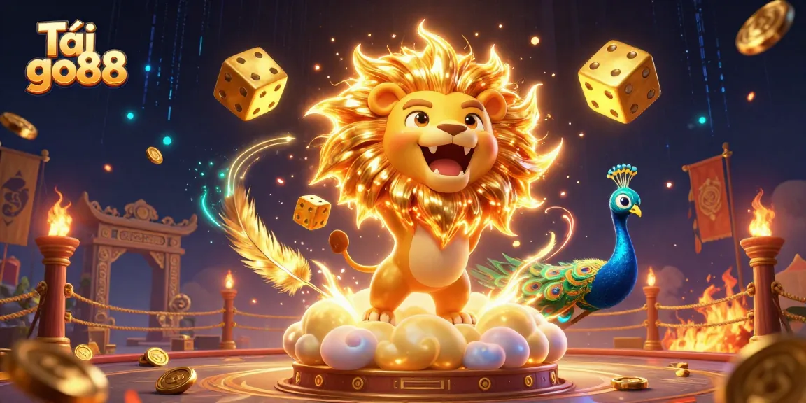 Spin reels and win prizes with Tải go88, featuring a vibrant, energetic 3D casino scene.