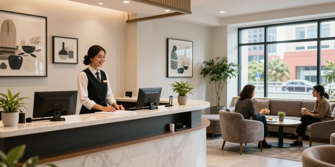 rokok 88 modern hotel reception with warm hospitality at Carter Hotel