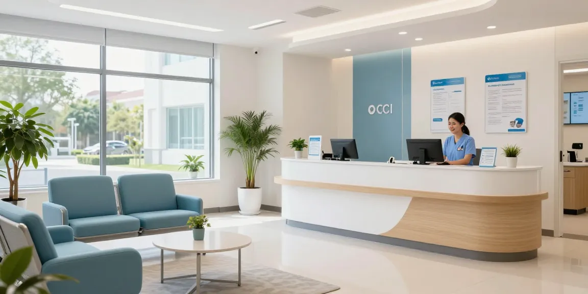 Akra Labs Shop für medizinische Dienstleistungen, Patientenanfragen und Gesundheitsversorgung in einer modernen Klinik.