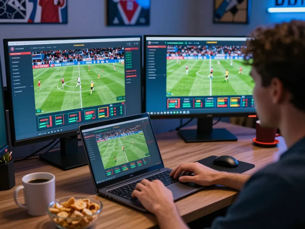Experience the excitement of kèo nhà cái in online sports betting as you engage in live action.
