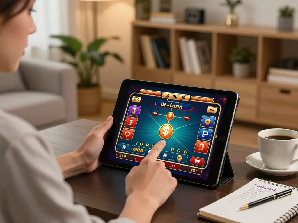 Engaging in online casino gaming at trang chủ 98win with vibrant game interface displayed.