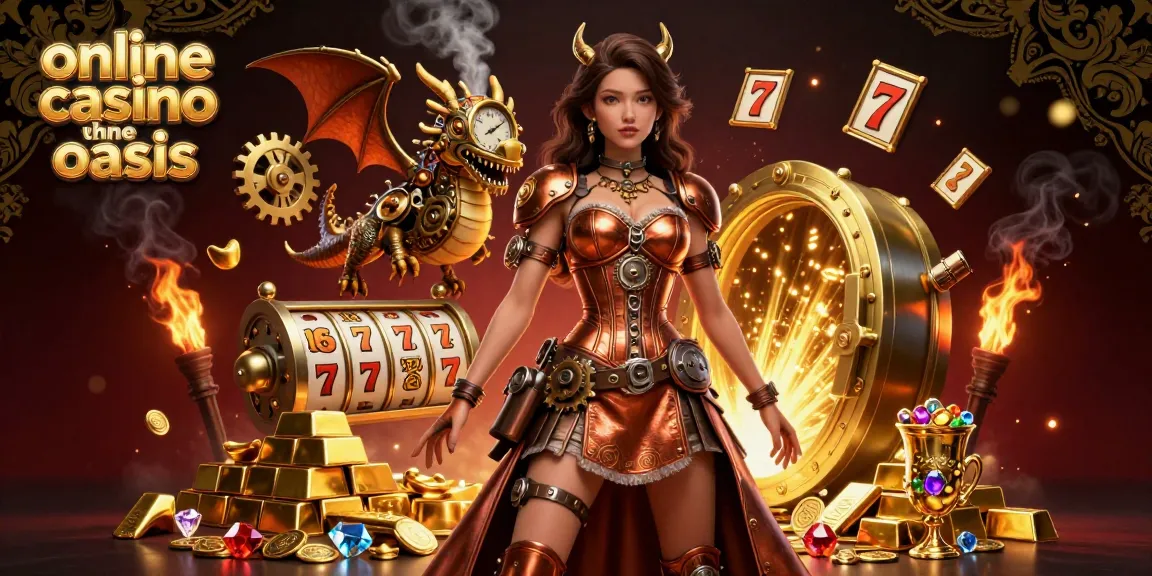 Engage in the excitement of online casino ohne oasis with vibrant, rich 3D characters and dynamic golden elements.