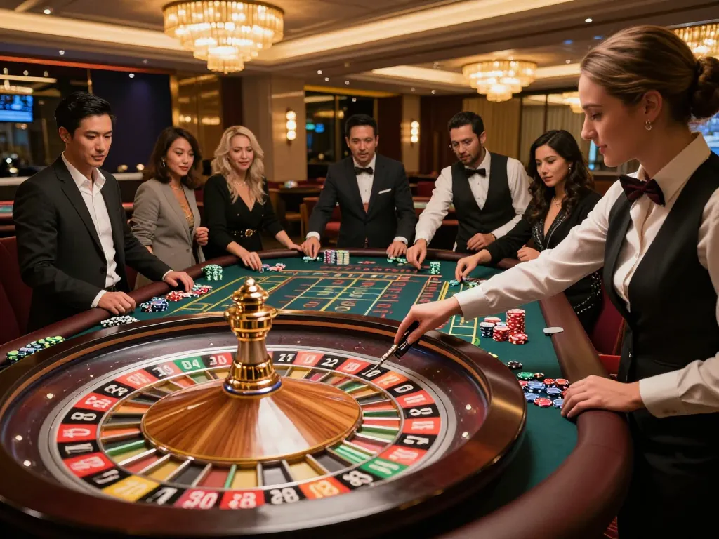 Experience the excitement of gameplay at trang chủ dn88 with thrilling roulette action and vibrant casino atmosphere