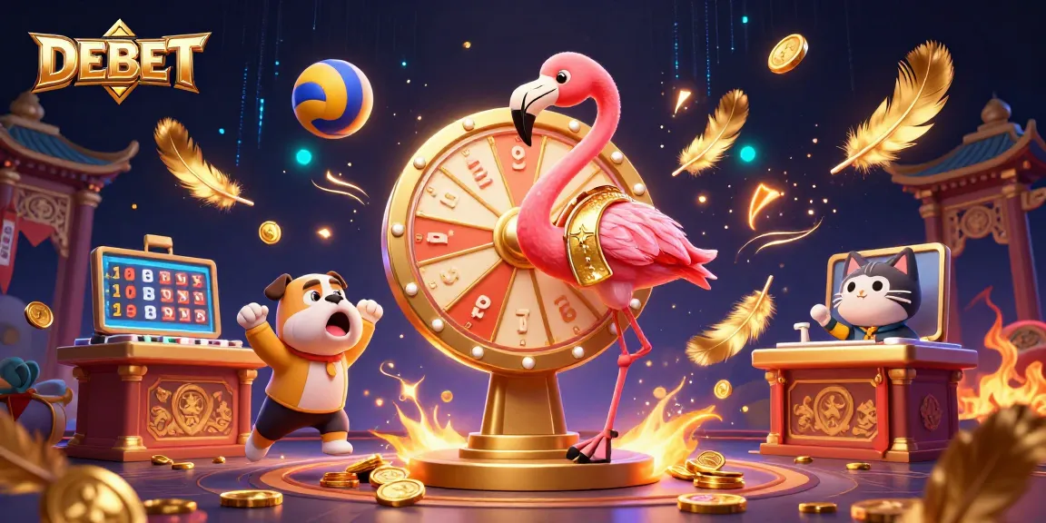 DEBET sports betting scene showcasing vibrant characters and thrilling action.
